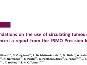 2022年7月：ESMO发布ctDNA检测新建议！